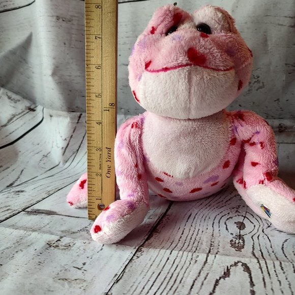 Ganz Webkinz HM144 Pink Love Frog Plush Stuffed Animal No Code - Picture 5 of 5